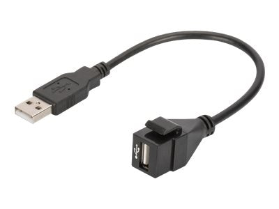 DIGITUS USB 2.0 Keystone Modul Vorderansicht