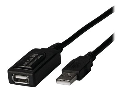 EFB USB2.0 Repeater Kabel 5m aktiv USB-A Buchse auf USB-A Stecker - Vorderansicht