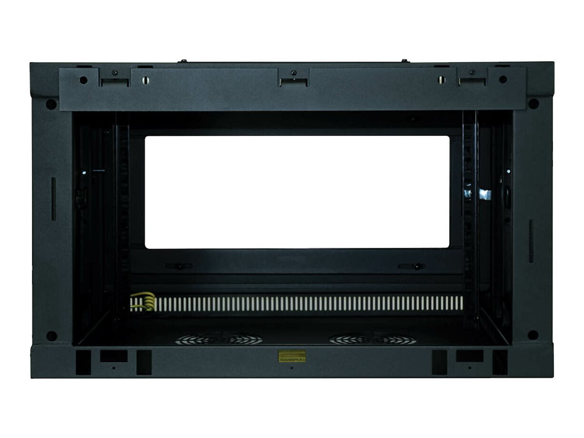 EATON TRIPPLITE 6U Wall Mount Rack Enclosure Server Cabinet w/ Acrylic Window Rack cabinet wall mountable Black 6U 19