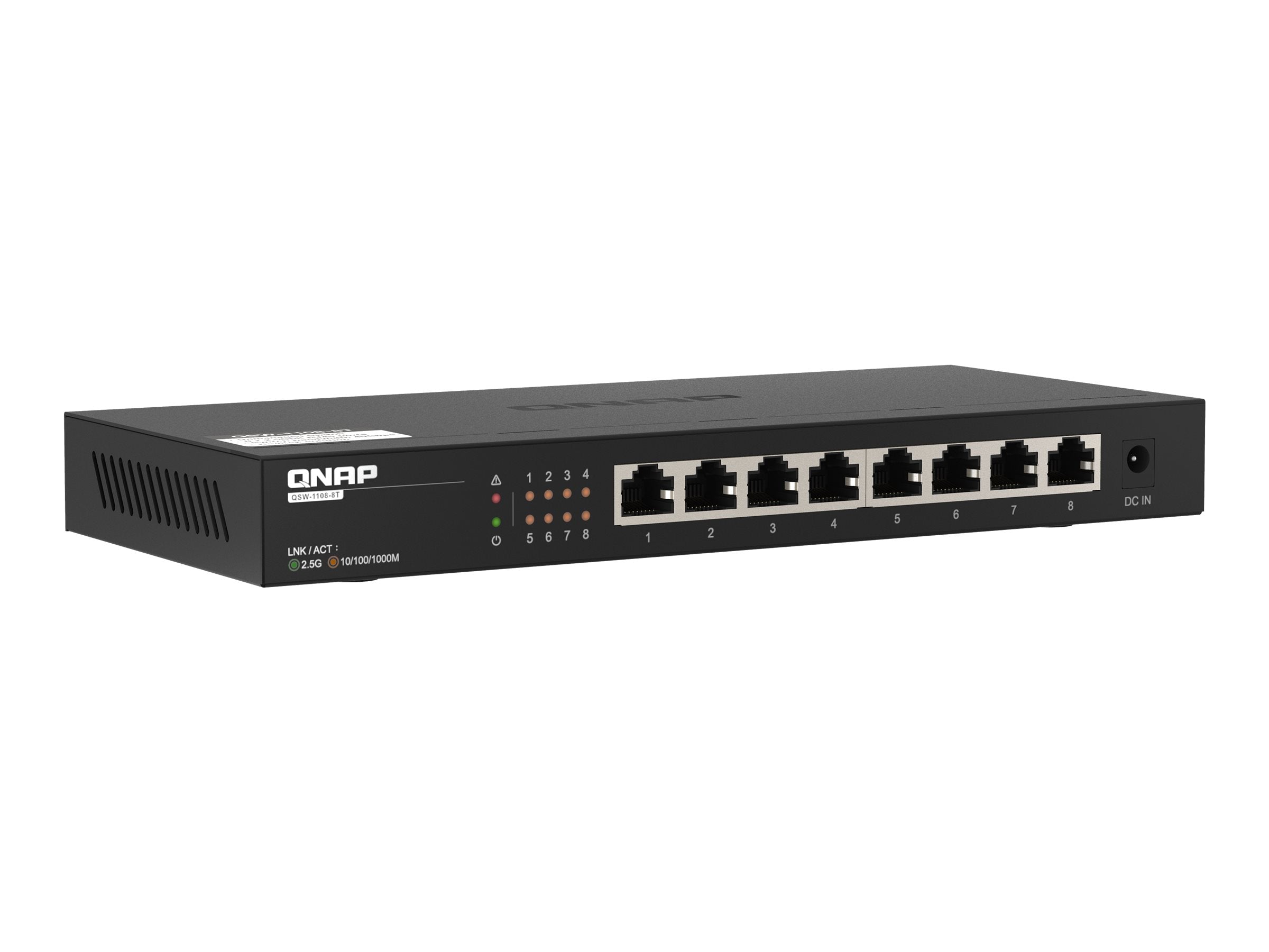 QNAP QSW-1108-8T Switch Detailansicht