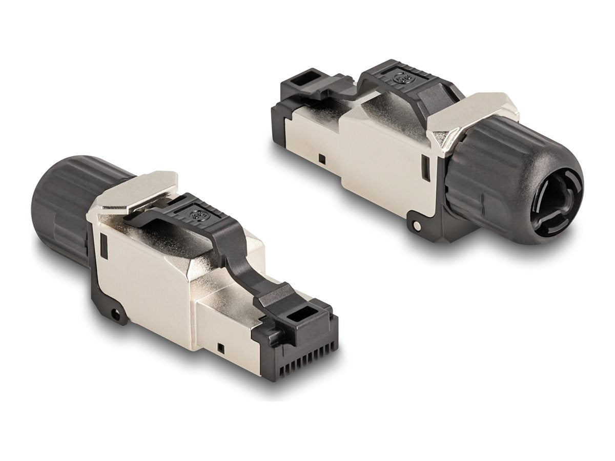 DELOCK RJ45 Stecker feldkonfektionierbar Cat.5e PROFINET - Vorderansicht