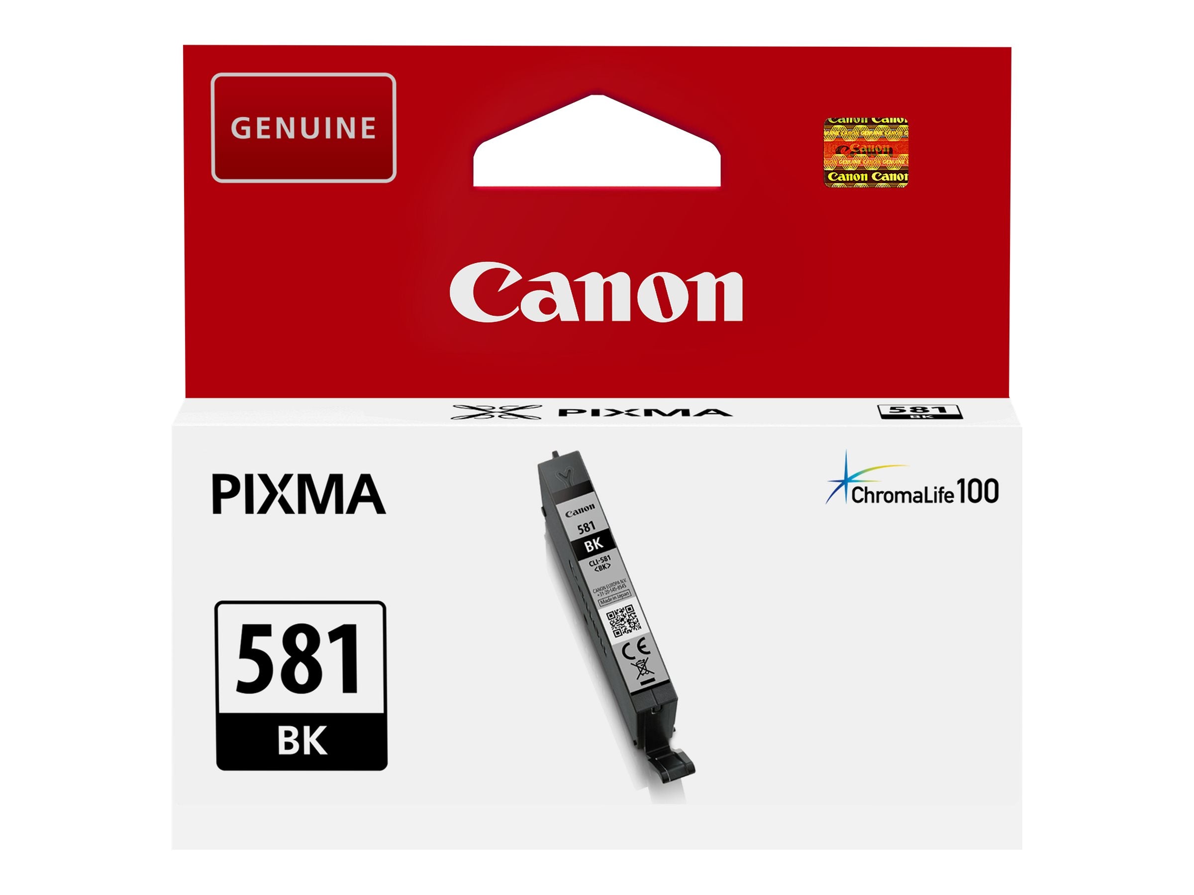 CANON INK CLI-581 BK Tintenbehälter Verpackung