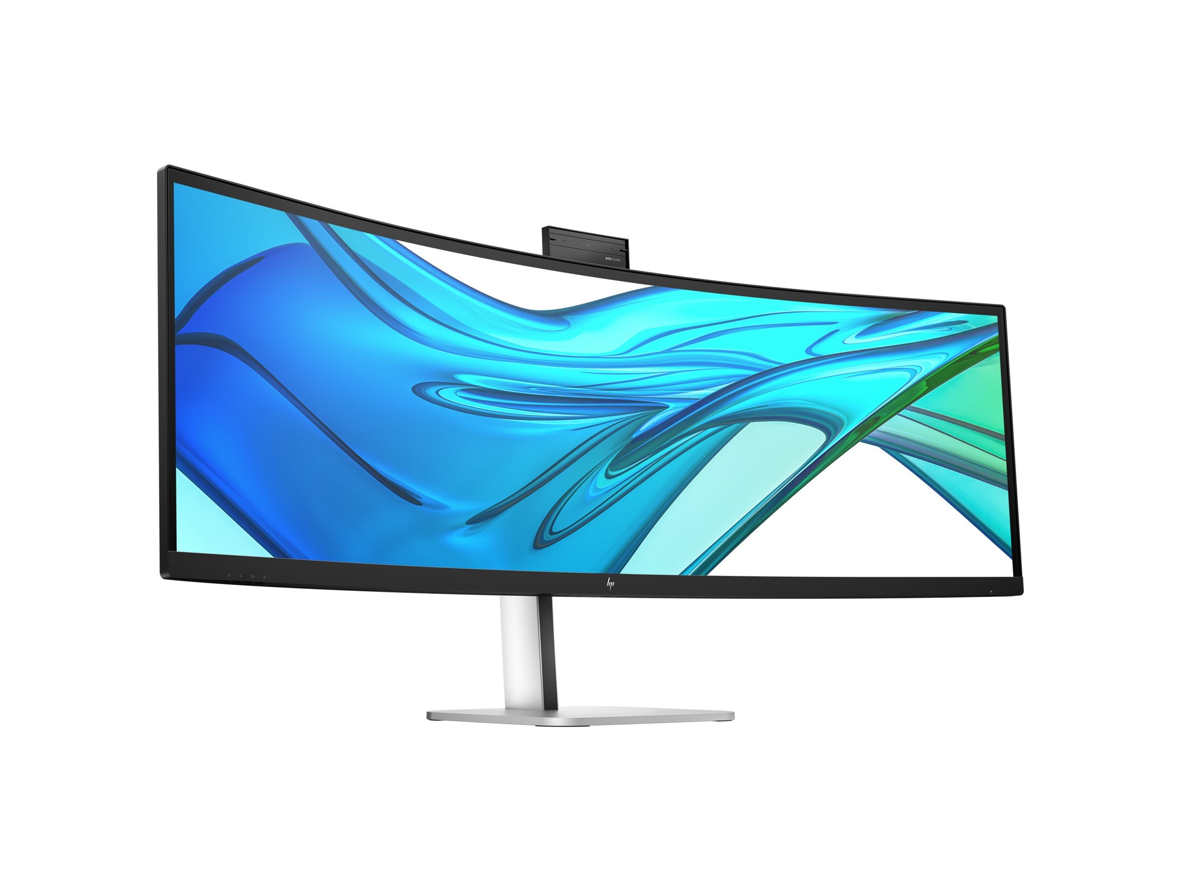 HP Serie 5 Pro 49 Zoll DQHD Conferencing Monitor Seitenansicht