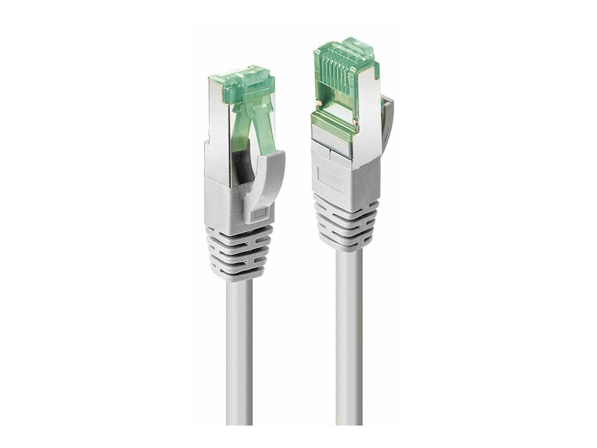 LINDY 0,3m Cat.6A S/FTP GRS TPE Netzwerkkabel Grau - Verpackung