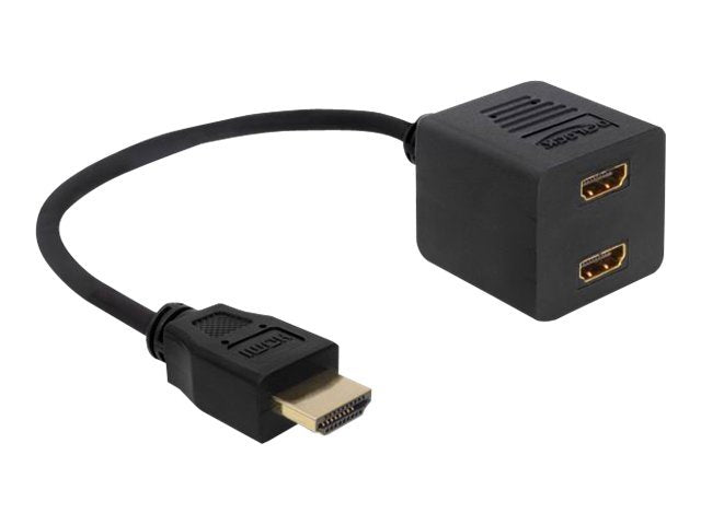 DELOCK Adapter HDMI St > 2x HDMI Bu - Verpackung