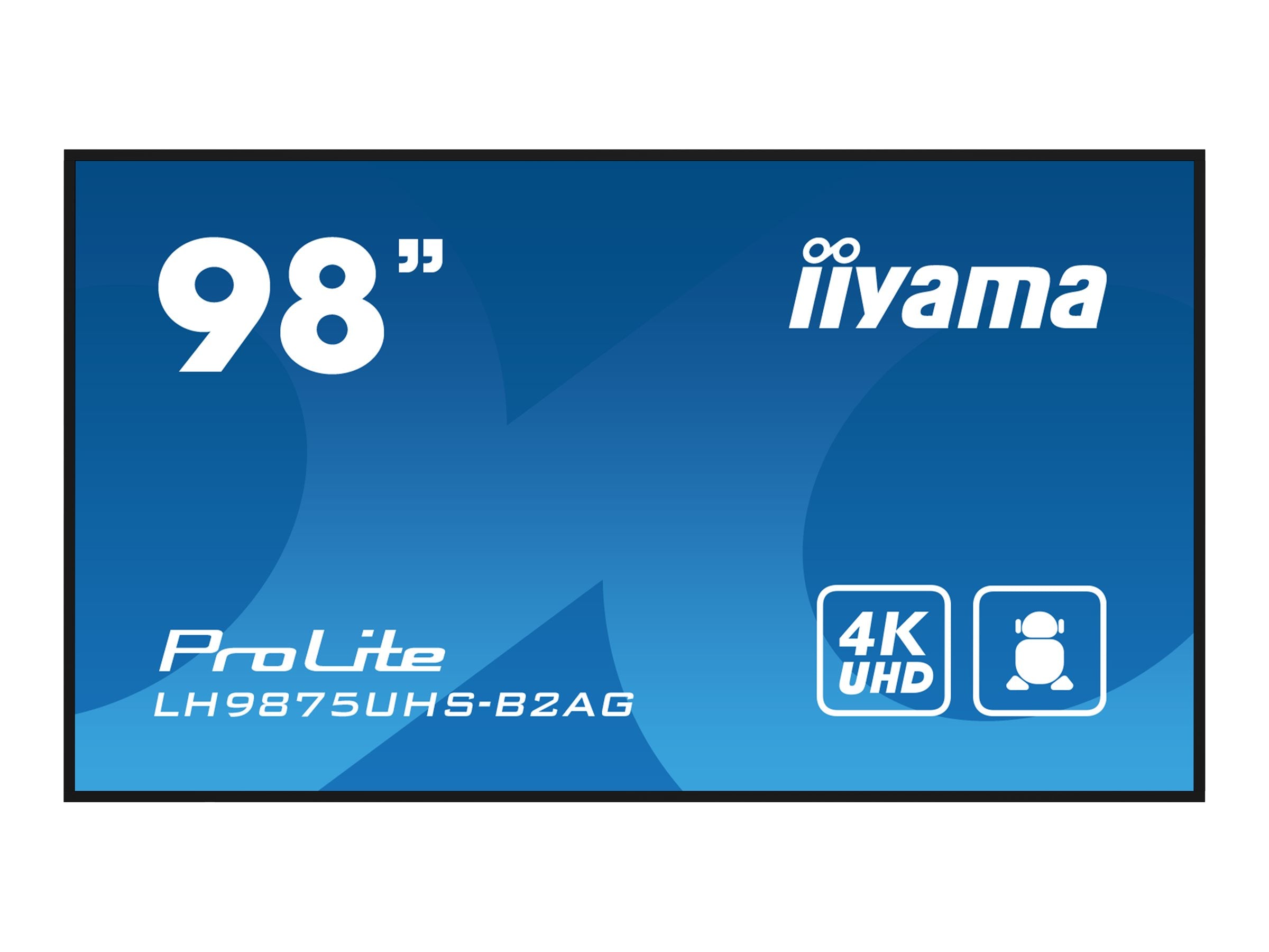 IIYAMA LH9875UHS-B2AG LCD-Display Vorderansicht