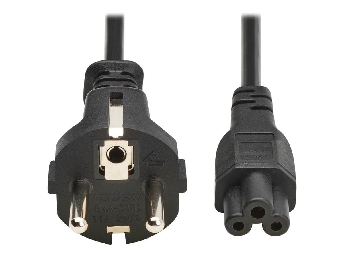 EATON TRIPPLITE Power cable CEE 7/7m to IEC 60320 C5 250V 2.5 A 2m - Vorderansicht