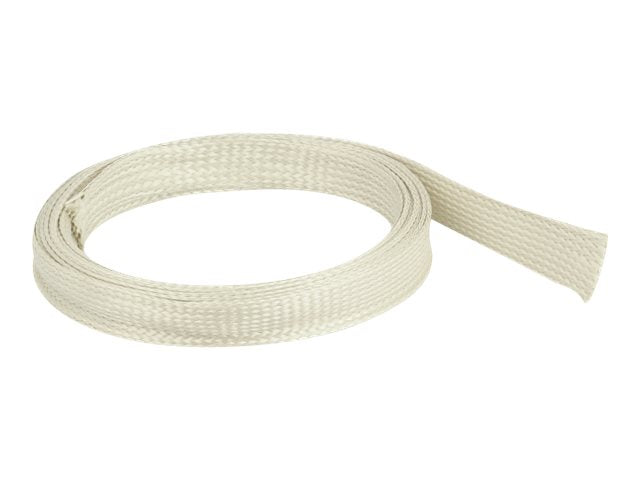 DELOCK Geflechtschlauch aus Nomex Fasern 2m x 15mm weiss - Vorderansicht