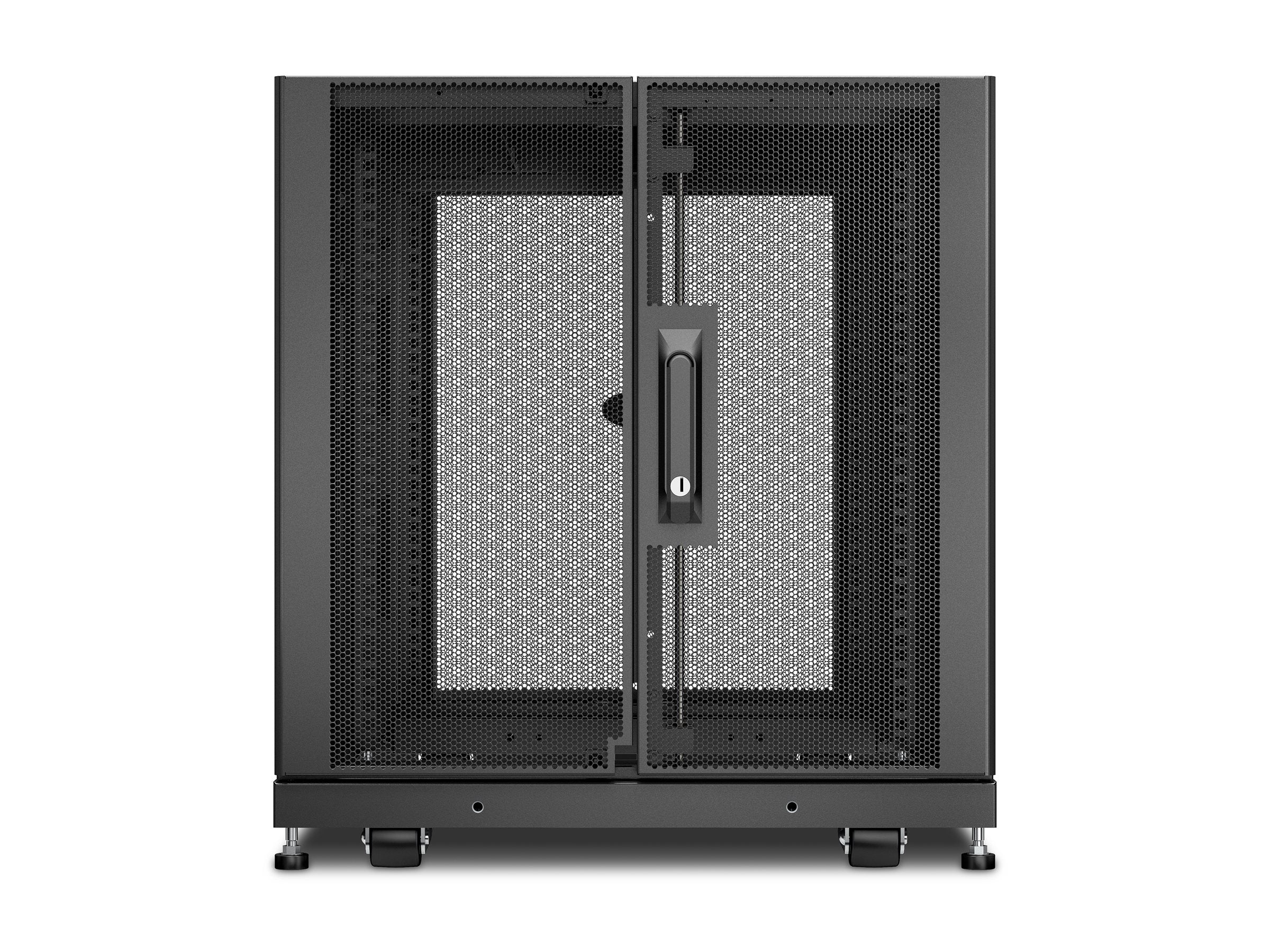 APC NetShelter SX 12U Server Schrank Vorderansicht