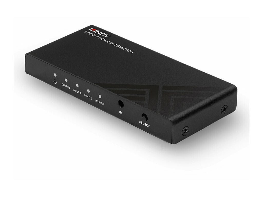 LINDY 3 Port HDMI 18G Switch - Detailansicht