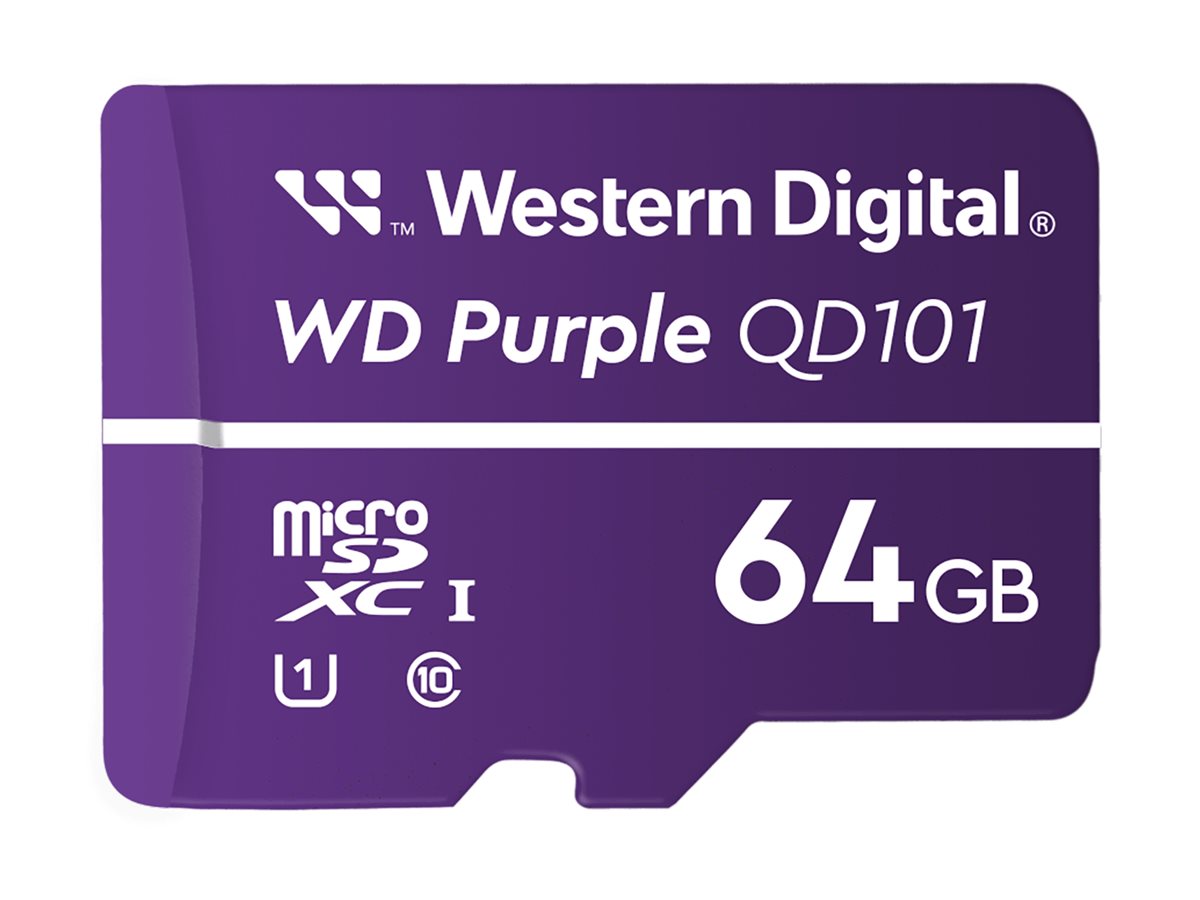 WD Purple 64GB microSDXC Vorderansicht