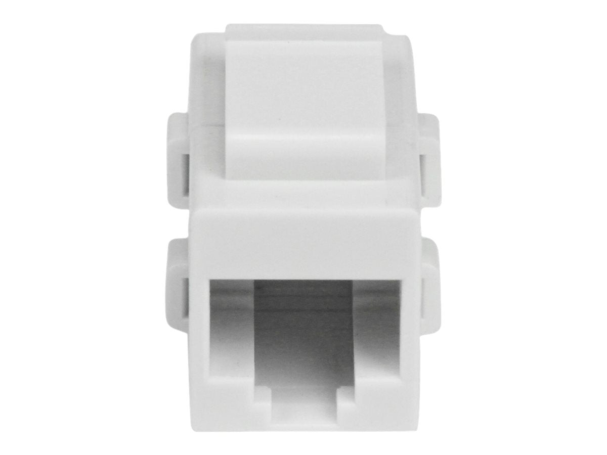 STARTECH.COM White Cat 6 RJ45 Keystone Jack Network Coupler - Vorderansicht