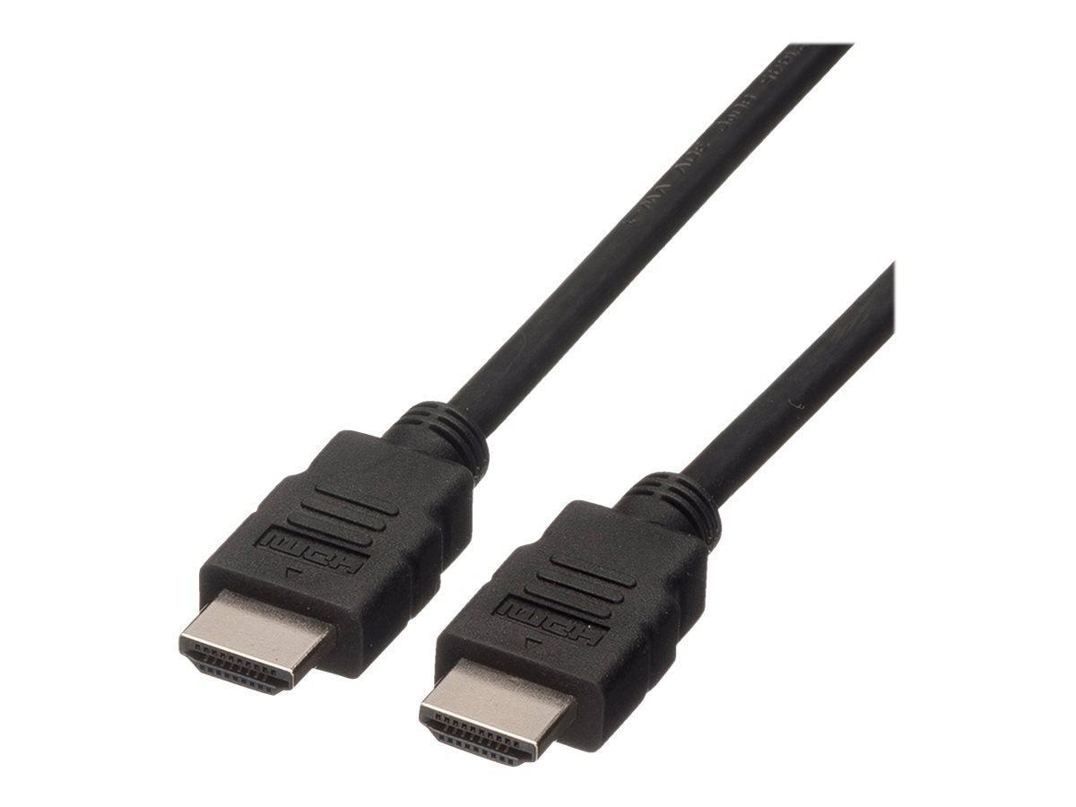 ROLINE HDMI High Speed Kabel mit Ethernet LSOH schwarz 1m