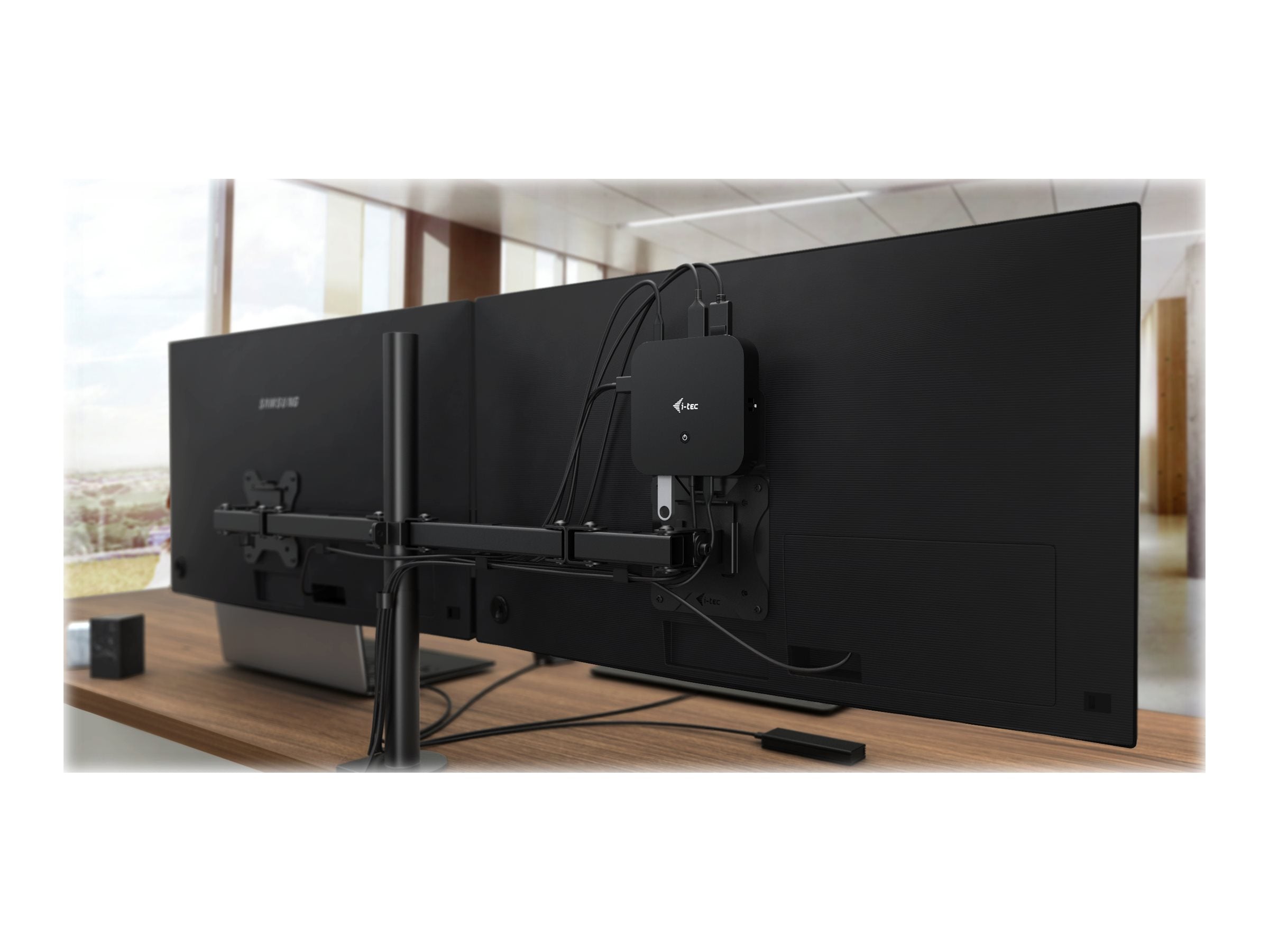 I-TEC USB-C Dual Display MST DS Dockingstation Vorderansicht