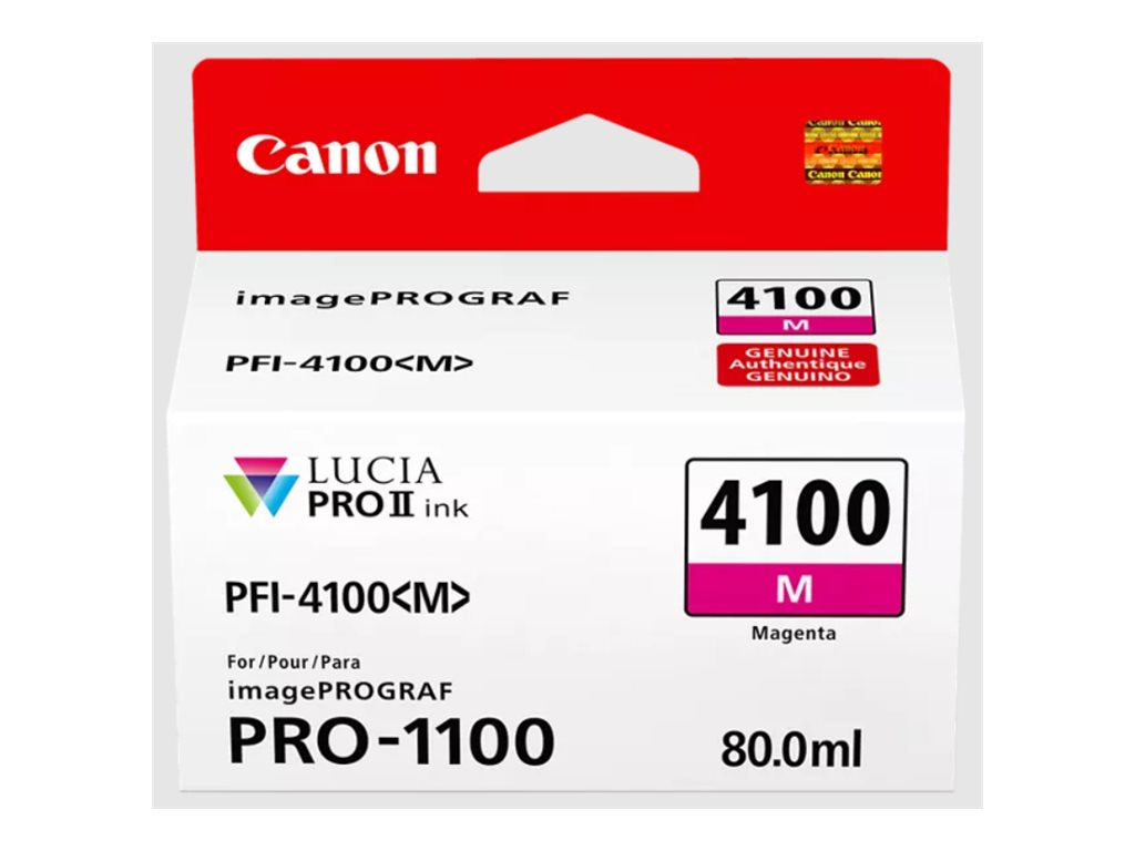 Vorderansicht des CANON INK PFI-4100 Magenta tanks
