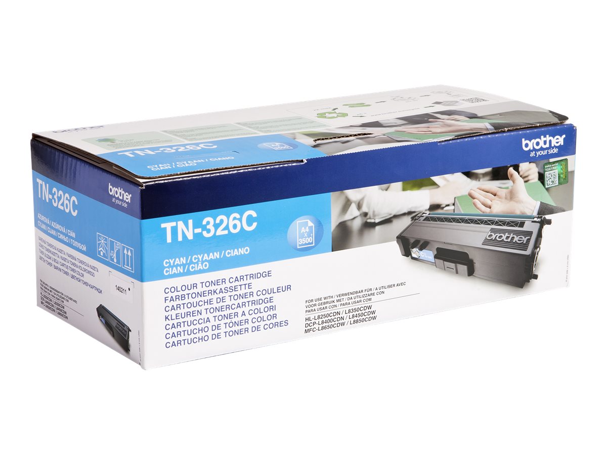 BROTHER TN-326C Toner cyan Vorderansicht