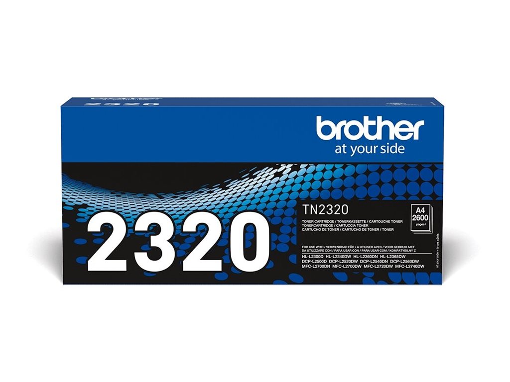 BROTHER TN-2320 Toner schwarz hohe Kapazität Vorderansicht