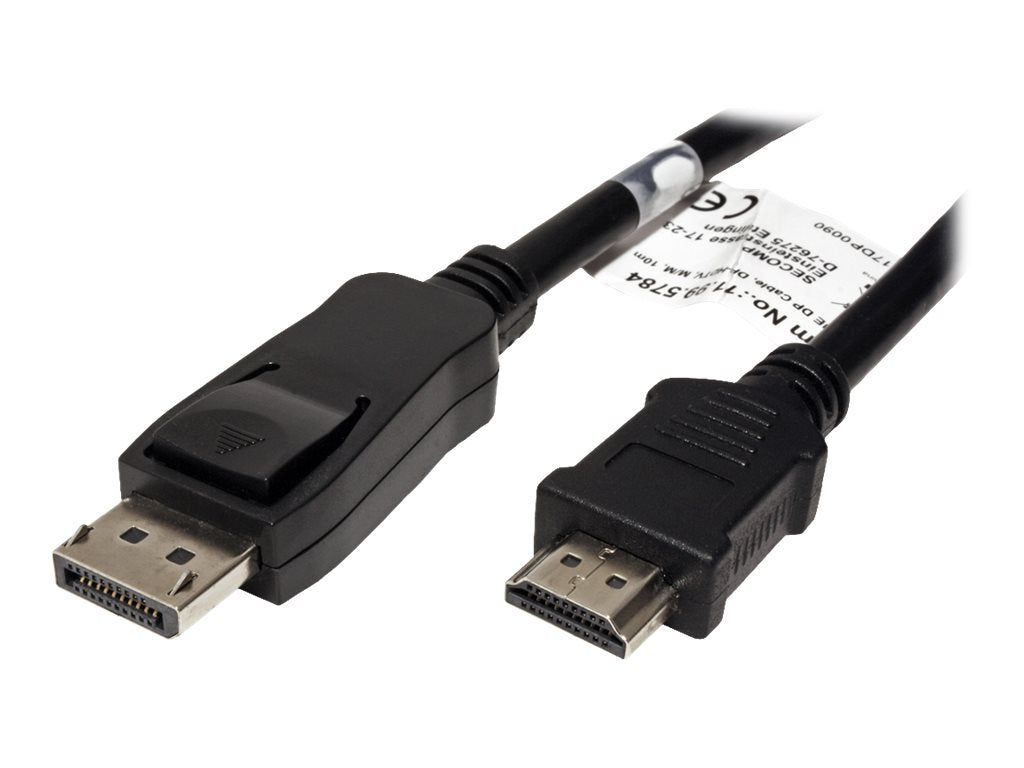 VALUE DisplayPort Kabel DP - HDTV ST/ST schwarz 10m - Verpackung
