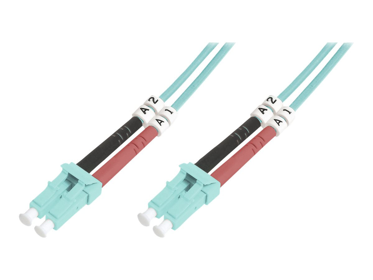 DIGITUS LWL Patchkabel LC zu LC Multimode 50/125 m Duplex Detailansicht