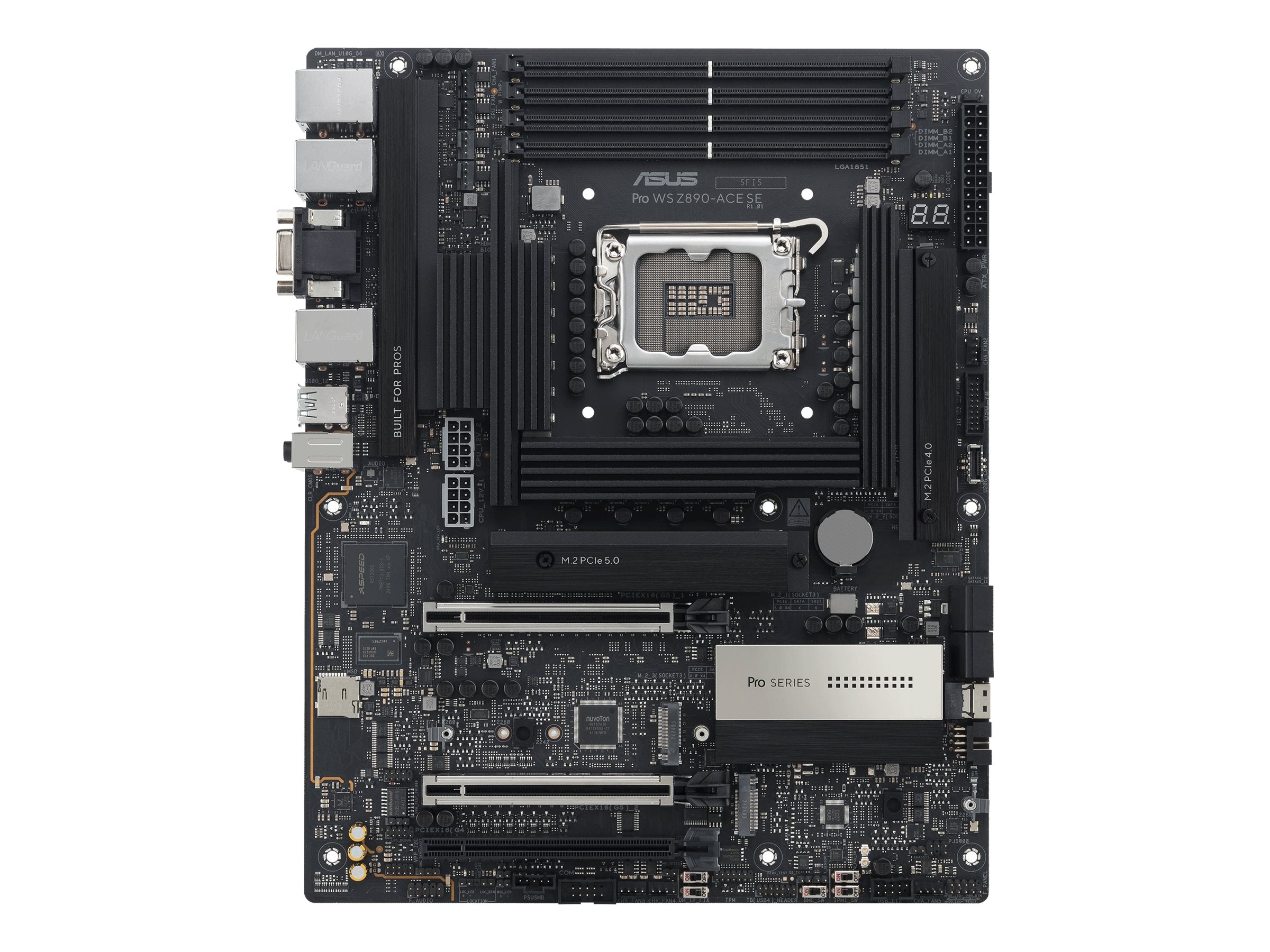 ASUS PRO WS Z890-ACE SE Motherboard Vorderansicht
