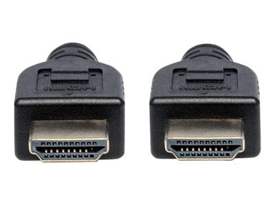 MANHATTAN HDMI-Kabel mit Ethernet-Kanal CL3-zertifiziert 1m Anschlussansicht