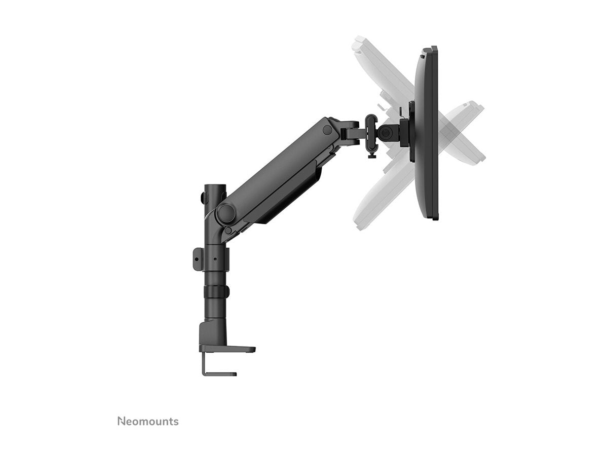 NEOMOUNTS Next One SL Desk Mount double display sliding Vorderansicht