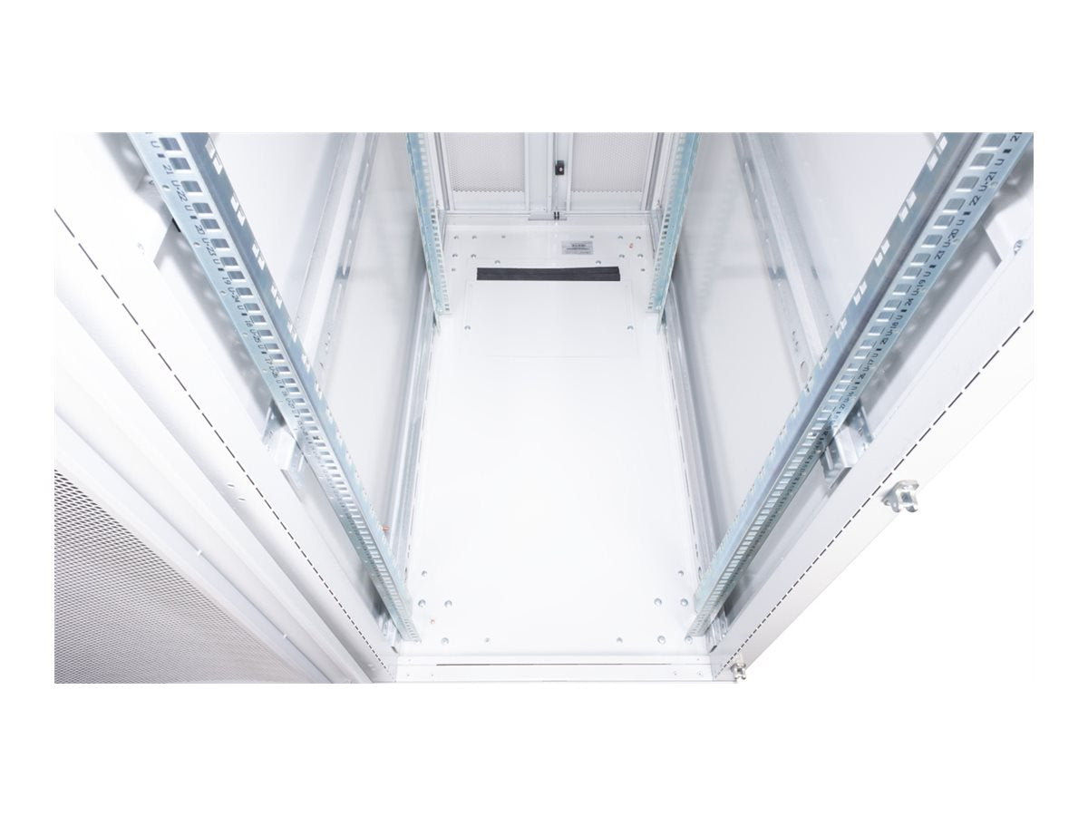 ROLINE Serverschrank 48,26cm 19Zoll 42 HE 600x1200 BxT grau - Vorderansicht