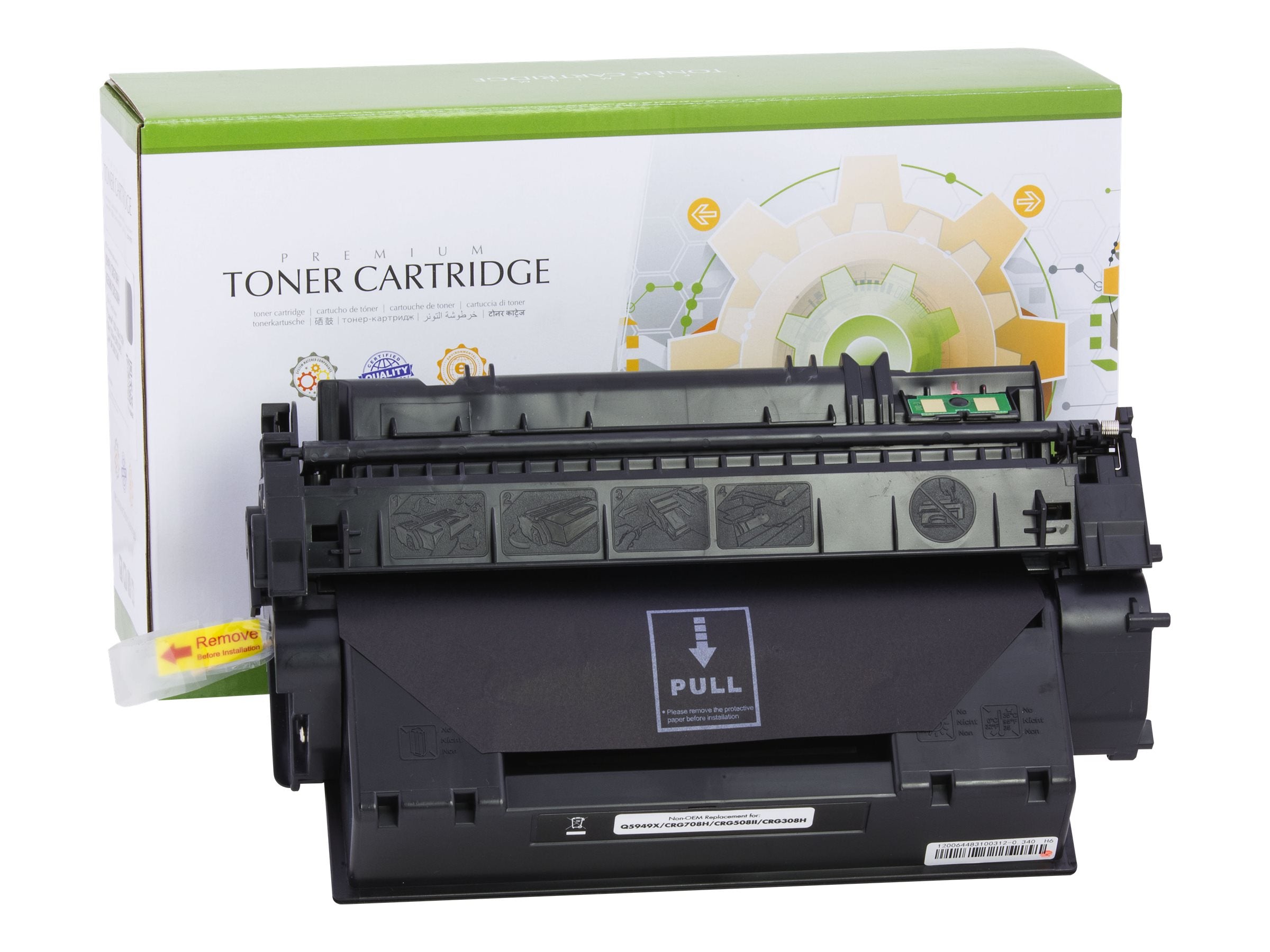 STATIC Tonerpatrone HP Q5949X schwarz - Vorderansicht
