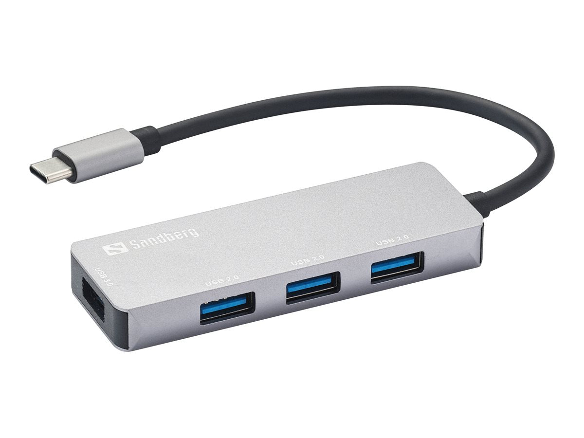 SANDBERG USB-C Hub 1xUSB3.0+3x2.0 SAVER Detailansicht
