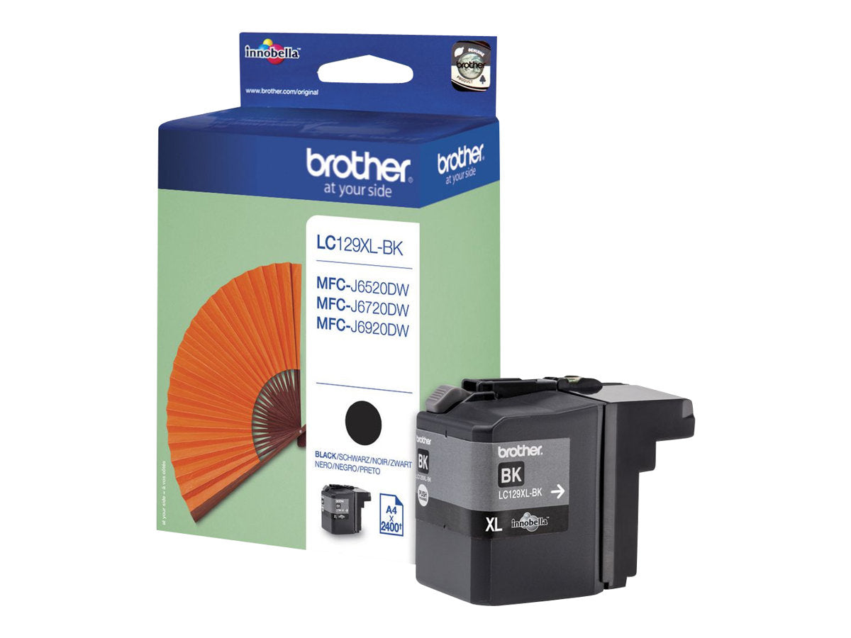 BROTHER LC-129XL BK Tinte schwarz Vorderansicht