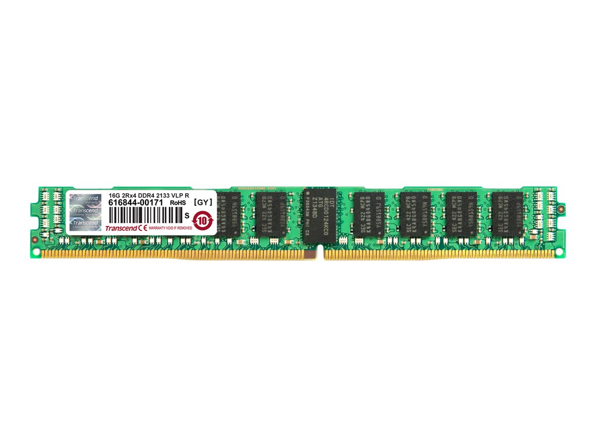 TRANSCEND 8GB DDR4 2133MHz Reg DIMM Vorderansicht