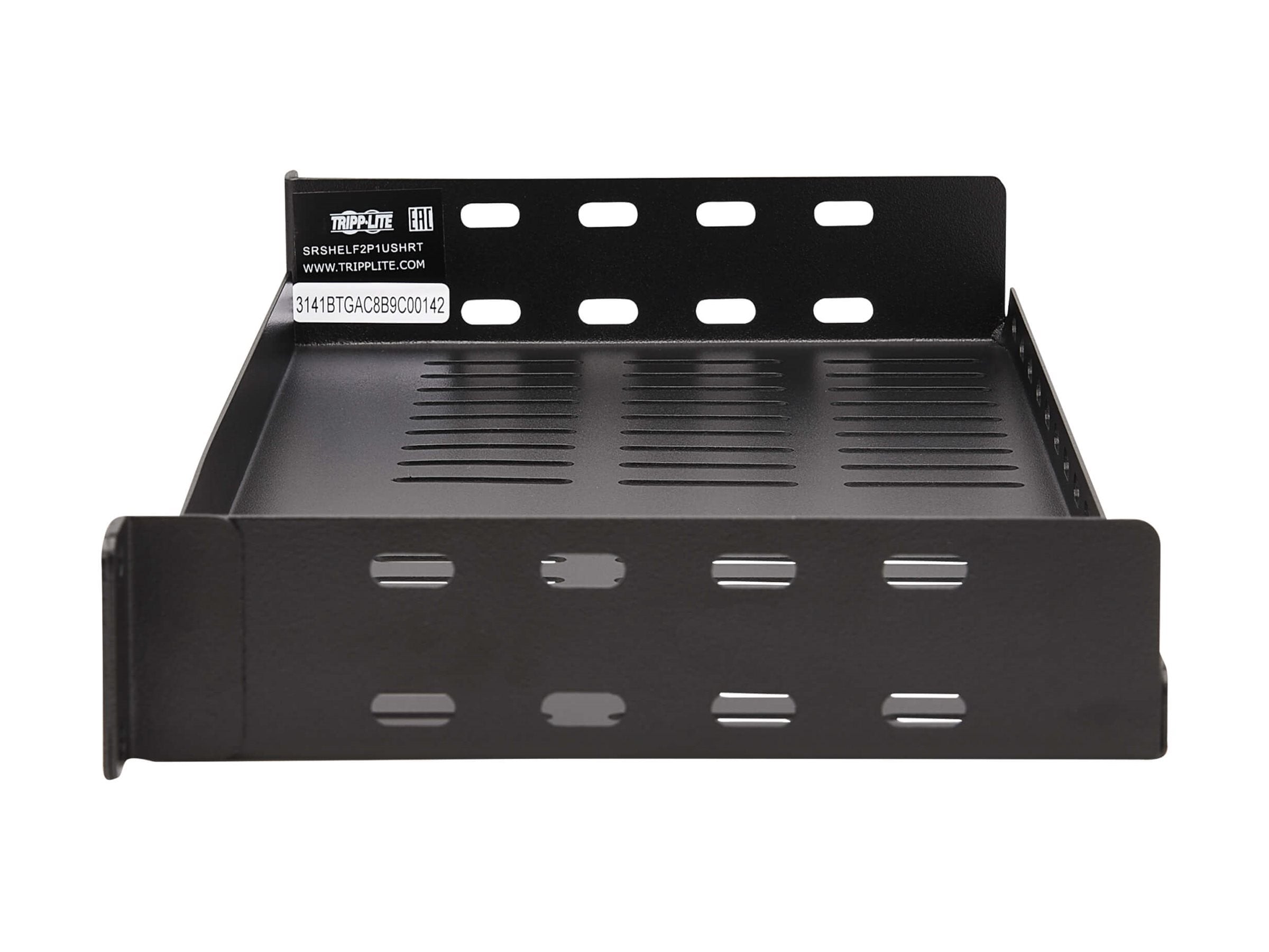EATON TRIPPLITE SmartRack 1U Cantilever Fixed Rack Shelf Vorderansicht