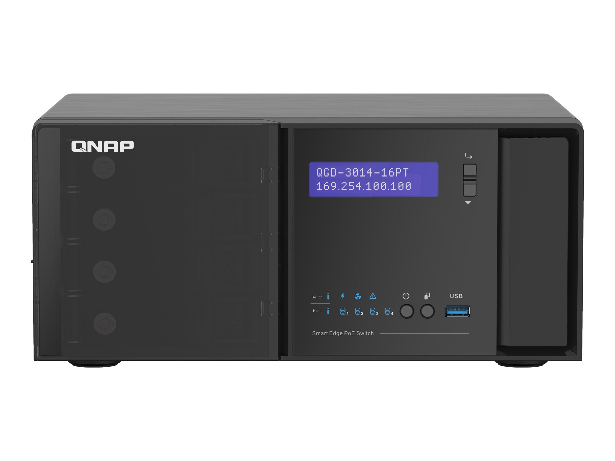 QNAP QGD-3014-16PT Switch Detailansicht