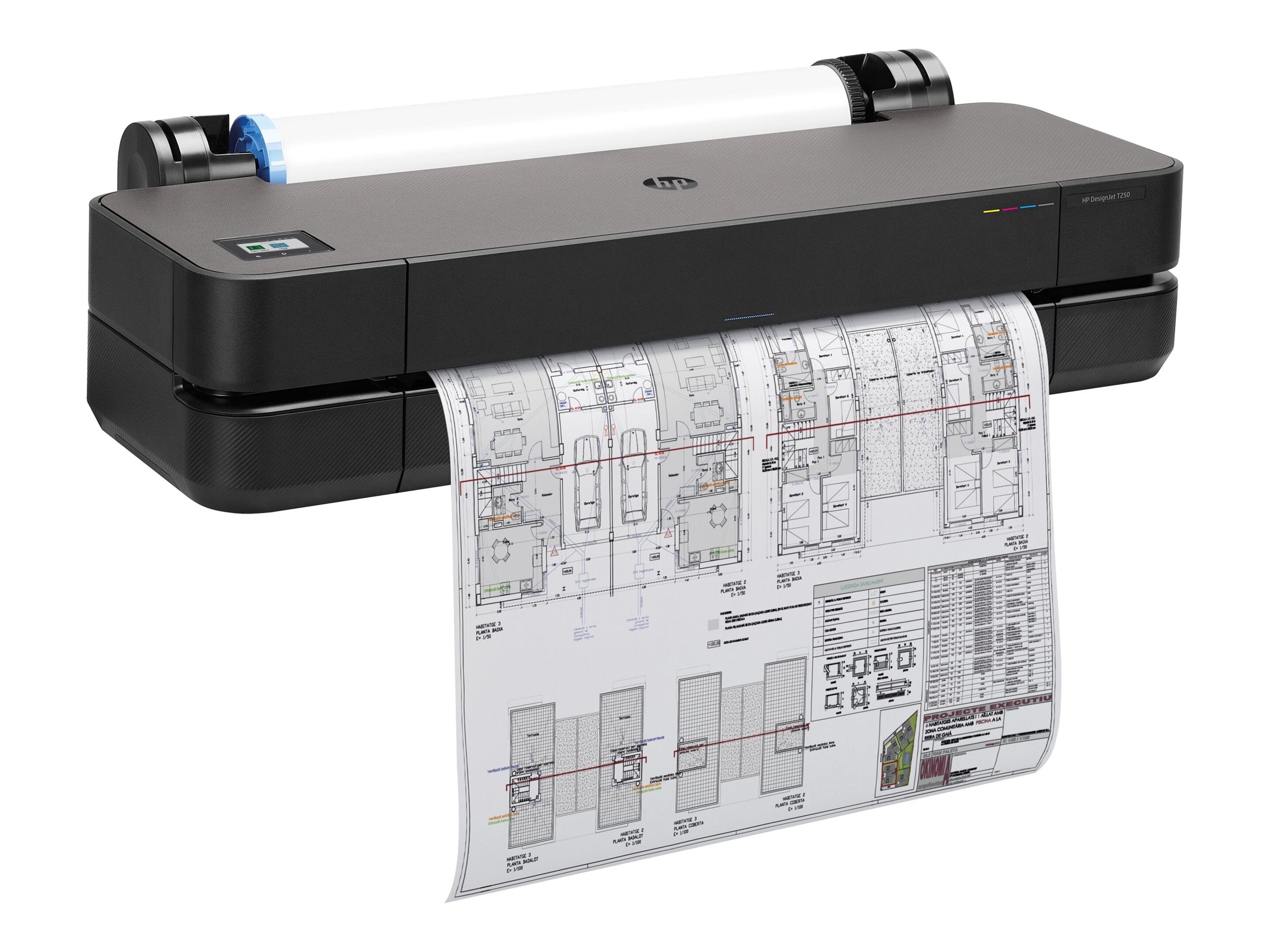 HP DesignJet T250 Seitenansicht