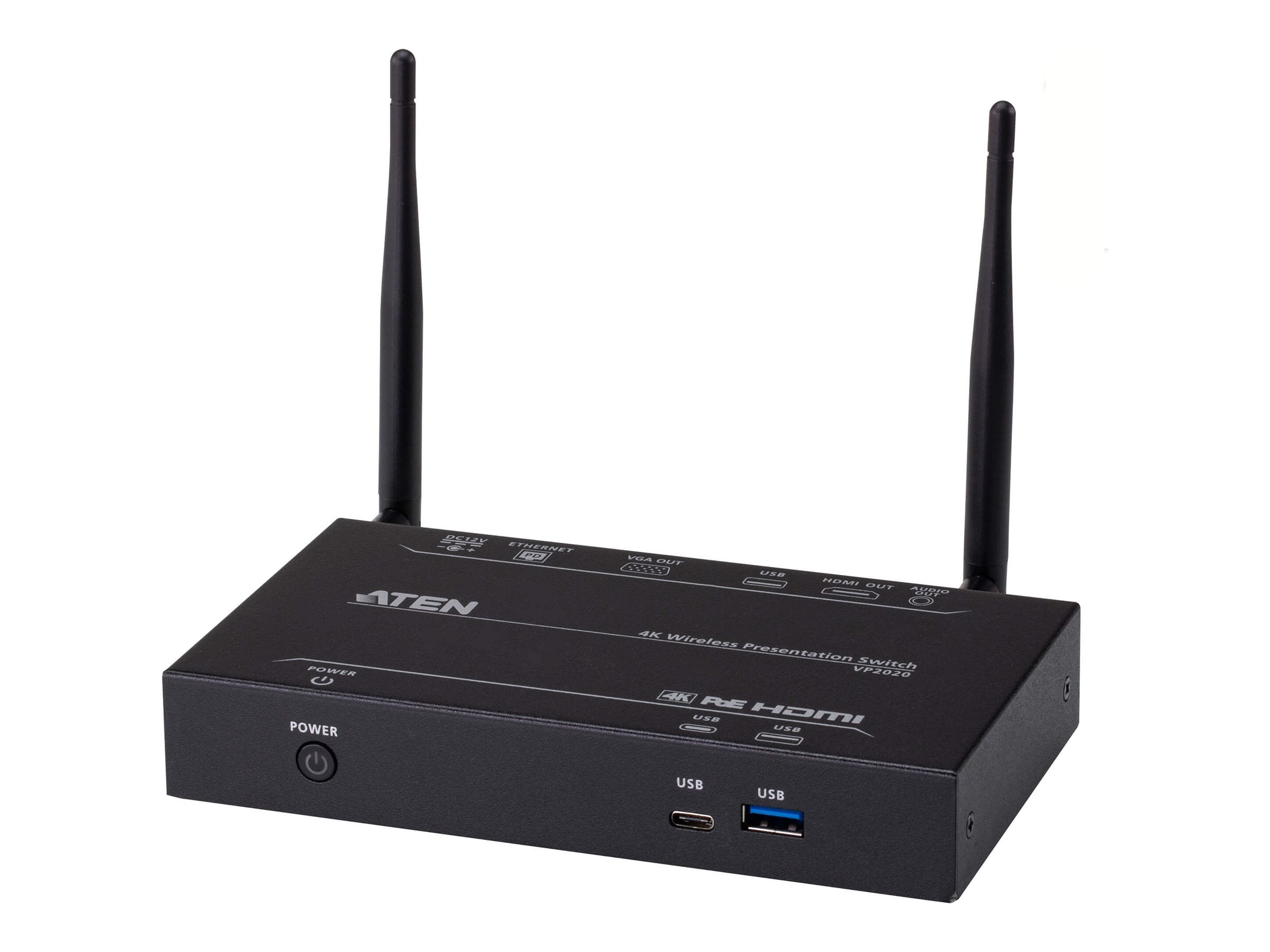 ATEN VP2020 4K Wireless Presentation Switch Vorderansicht