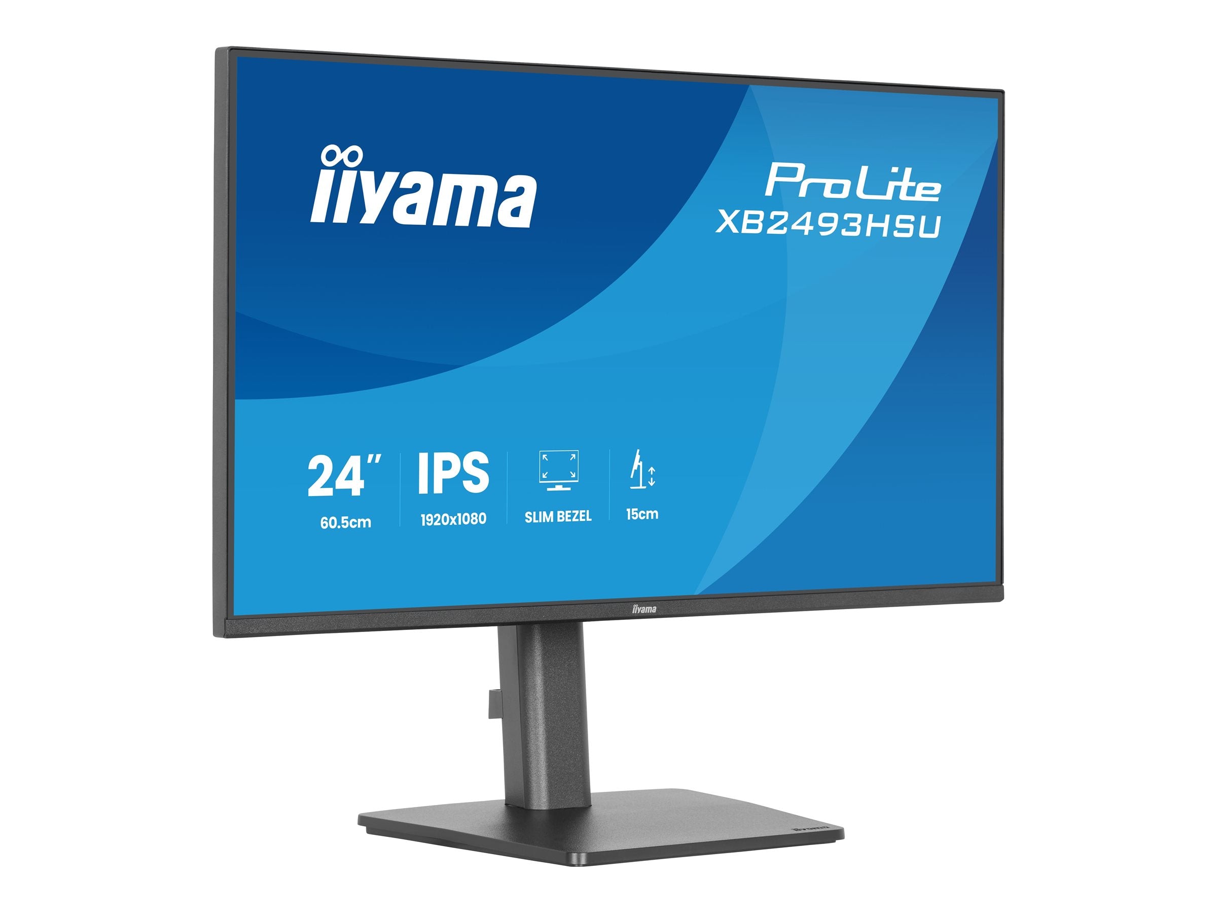 IIYAMA XB2493HSU-B1 Monitor seitliche Ansicht