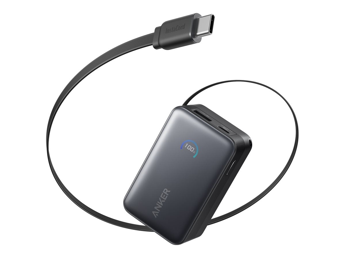 ANKER Nano PowerBank 10.000mAh einziehbares Kabel