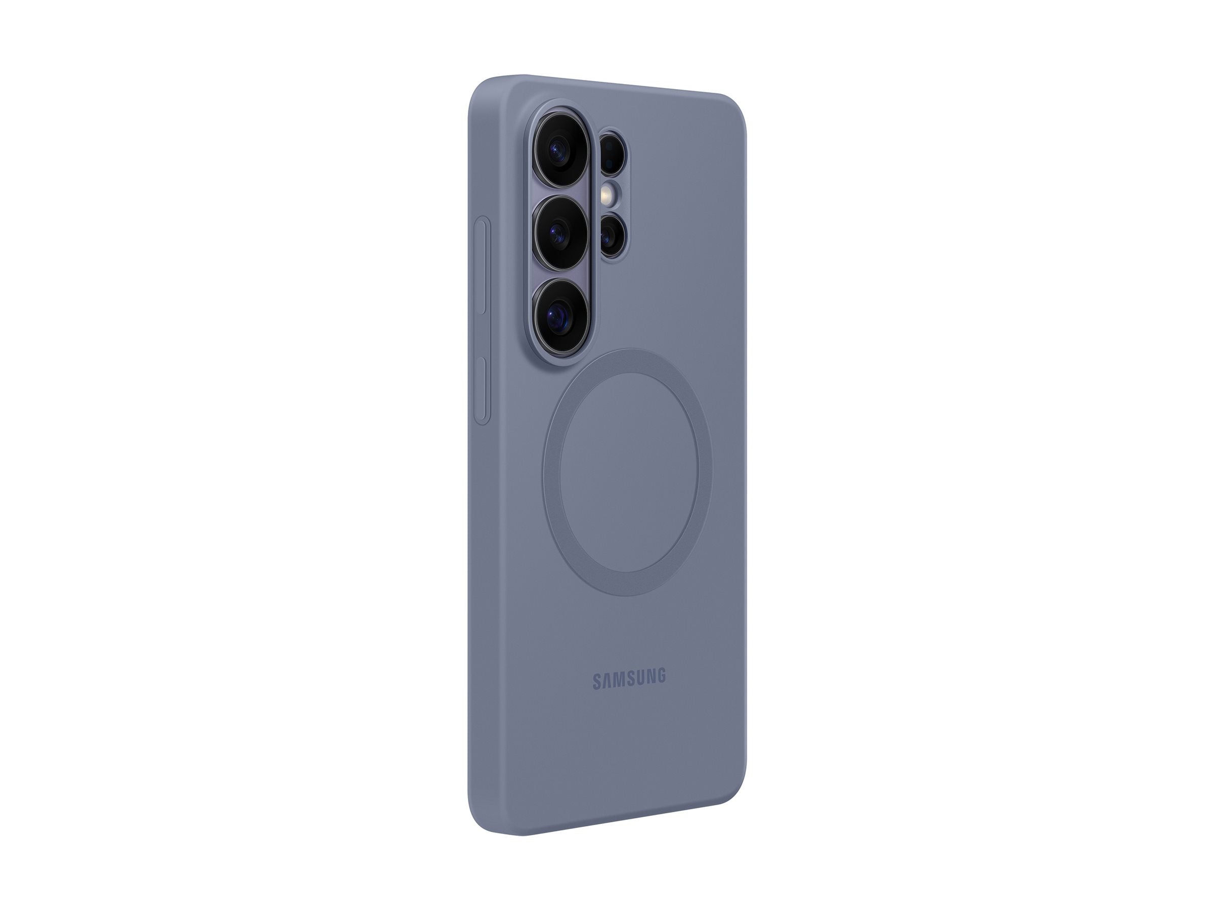 Vorderansicht des SAMSUNG Silicone Magnet Case für Galaxy S26 Ultra Blueviolet