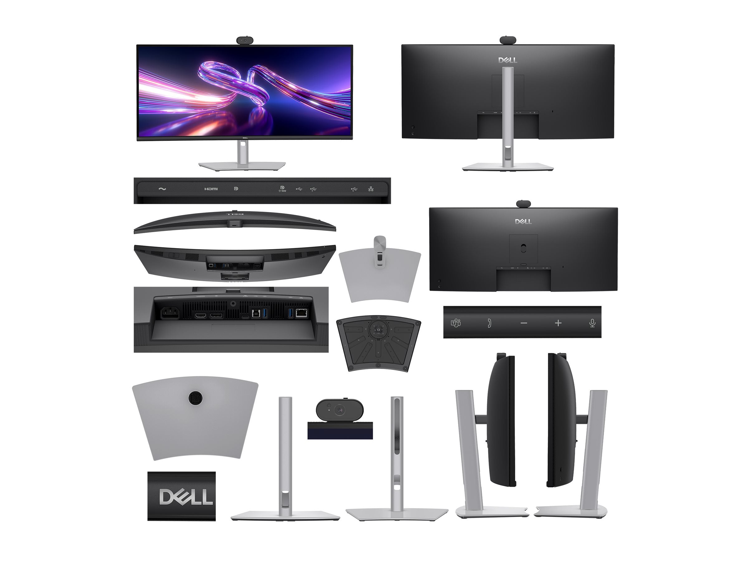 DELL Pro P P3426WEV Monitor Vorderansicht