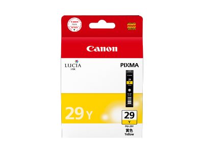 CANON PGI-29 Y Tinte gelb Standardkapazität Vorderansicht