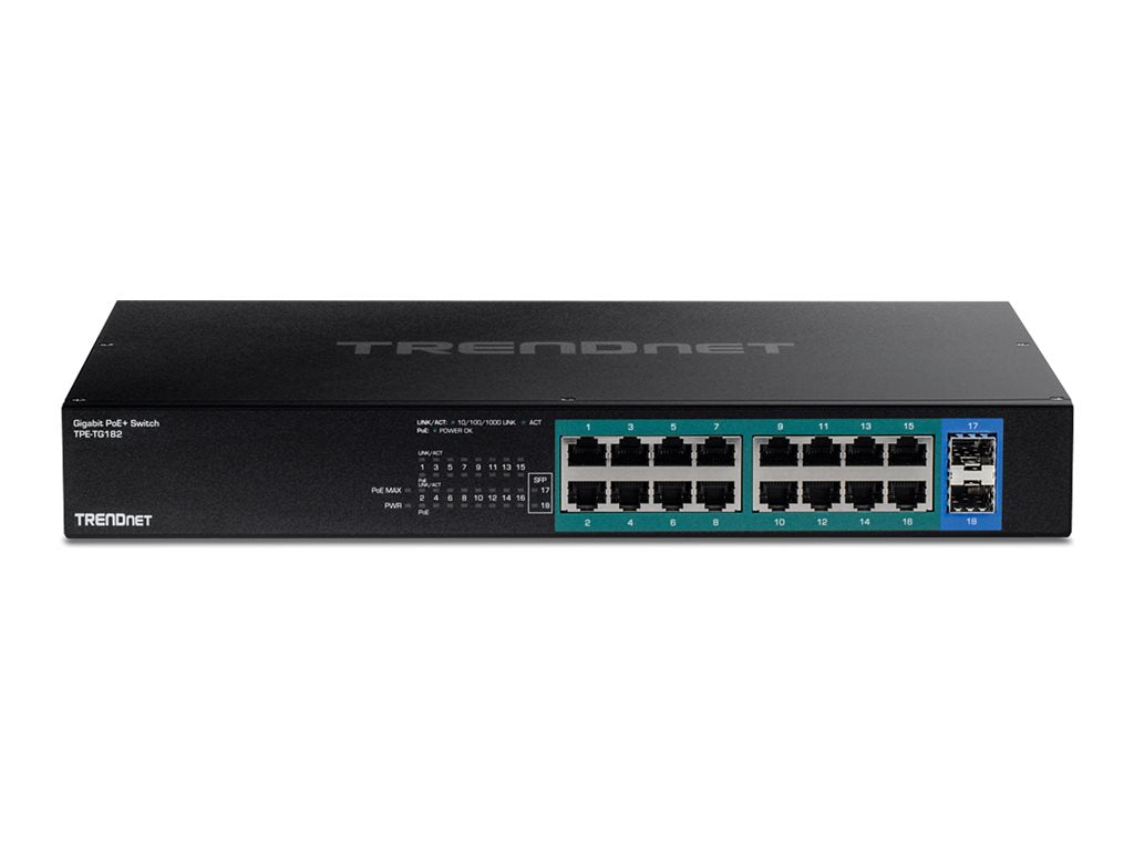 TRENDNET TPE-TG182 18-Port Gigabit PoE+ Switch Detailansicht