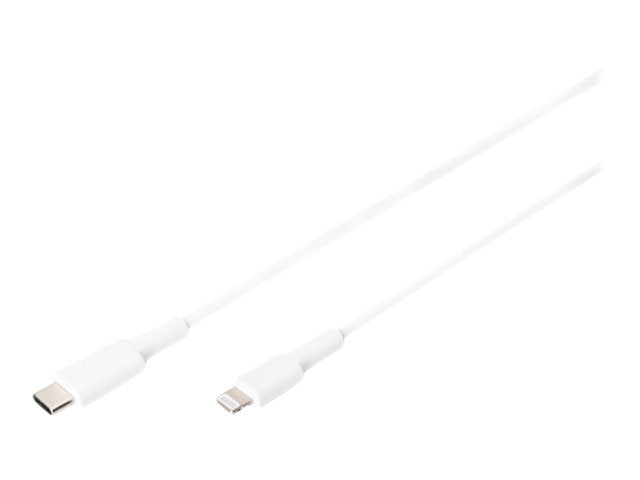 DIGITUS USB Daten Ladekabel Lightning - USB-C M/M 1,0m Detailansicht