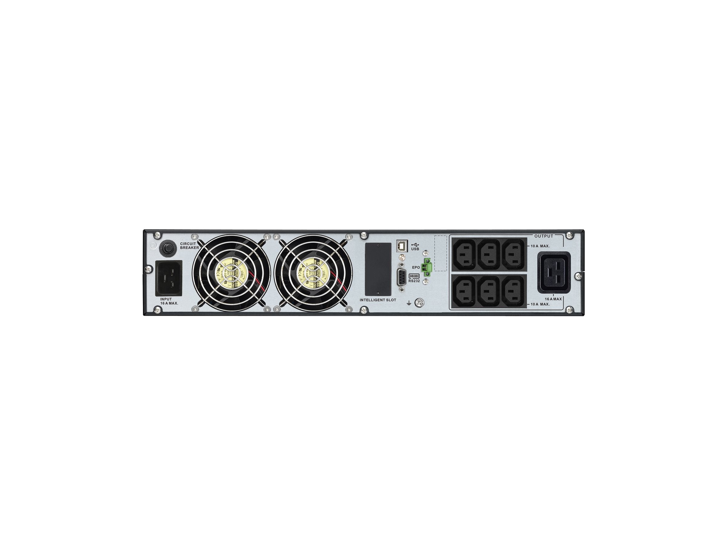 Vorderansicht der APC Easy UPS On-Line SRV RM 3000VA 2700W 230V mit Rail Kit