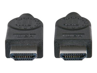MANHATTAN High Speed HDMI-Kabel ARC 3D 4K30Hz HDMI-Stecker auf HDMI-Stecker geschirmt schwarz 15m