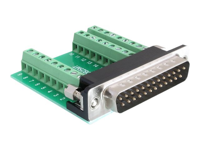 DELOCK Adapter Terminalblock Vorderansicht