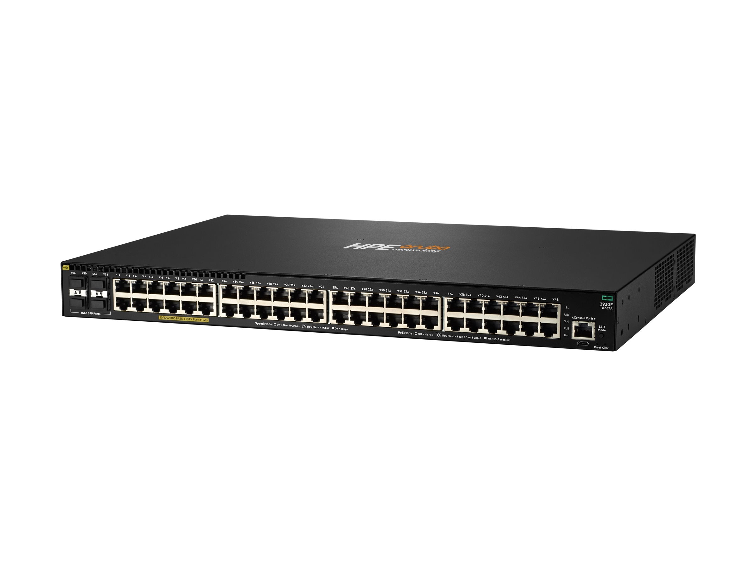 ARUBA HPE Aruba 2930F 48GPoE+4SFP Switch Detailansicht
