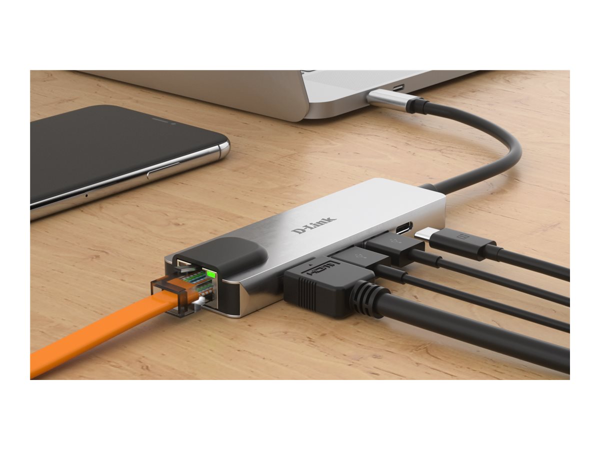 D-LINK DUB-M520 5-In-1 USB-C Hub Verpackung