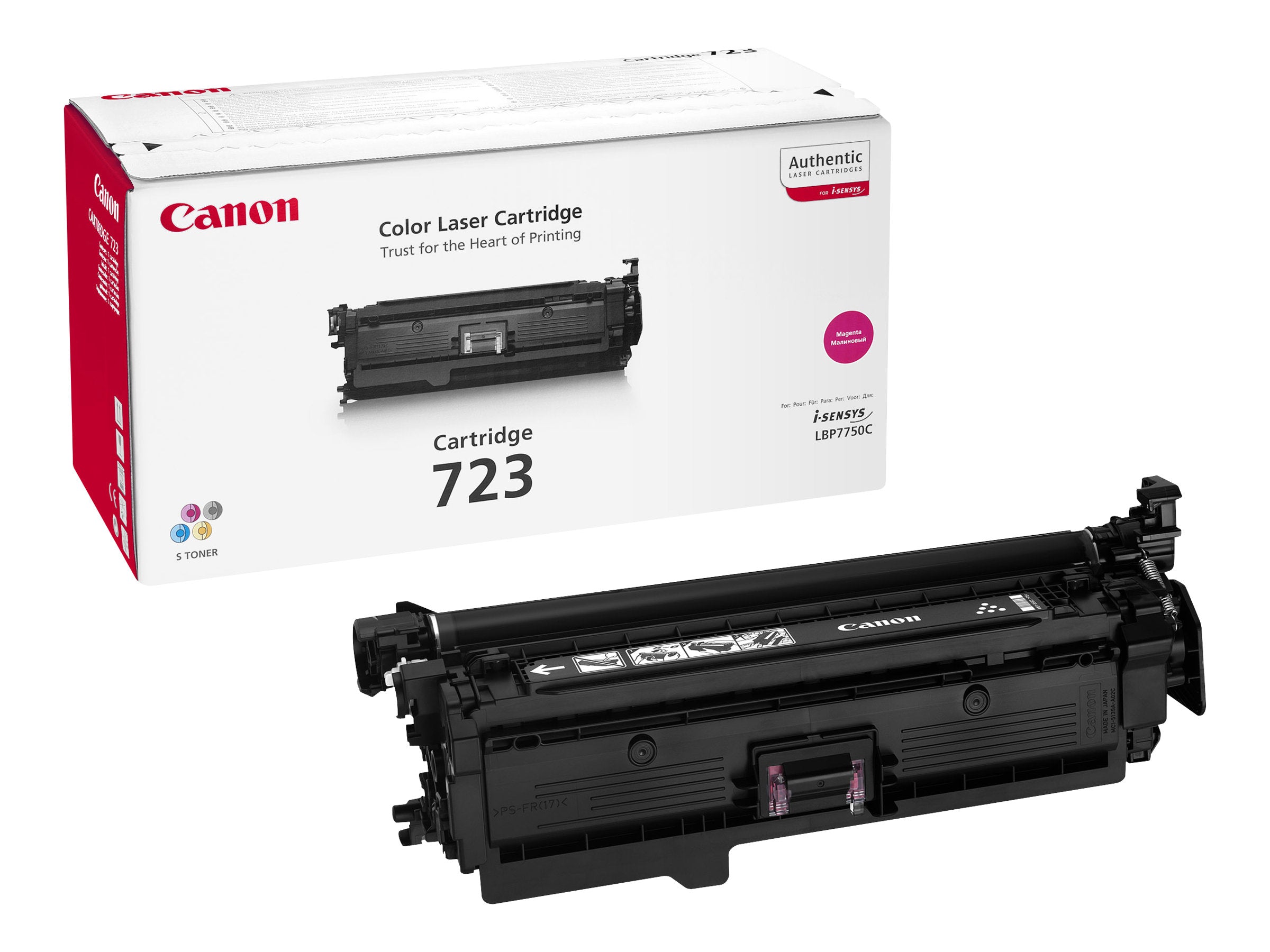 CANON 723 Toner magenta Vorderansicht