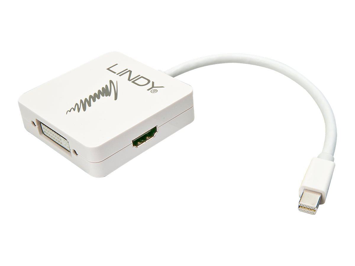LINDY Mini-DP 1.2 an HDMI 4K30/DVI/VGA Adapter Vorderansicht
