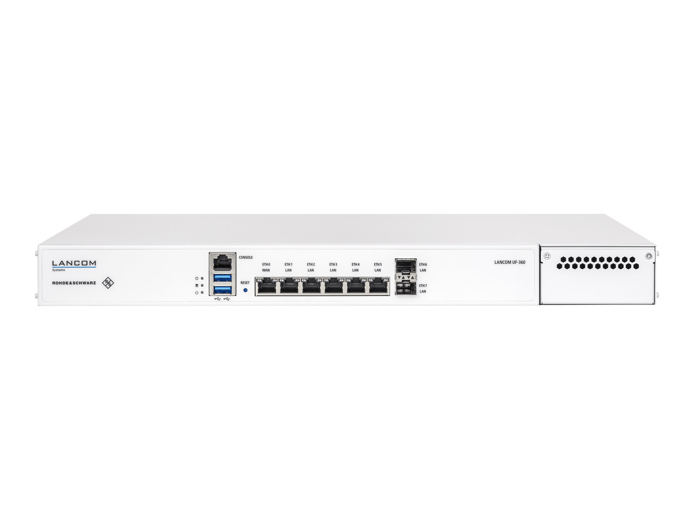 LANCOM R&S Unified Firewall UF-360 Vorderansicht